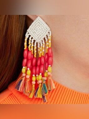 Baublebar beaded statement earrings